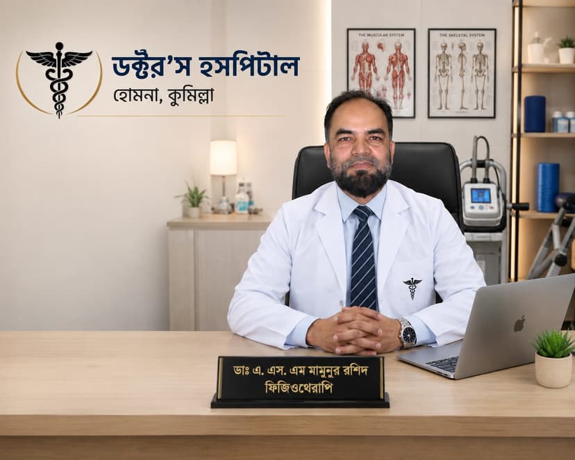 ডাঃ এ. এস. এম মামুনুর রশিদ - ফিজিওথেরাপি, ডিজএবিলিটি ও রিহেবিলিটেশন বিশেষজ্ঞ, ডক্টরস হাসপাতাল কুমিল্লা