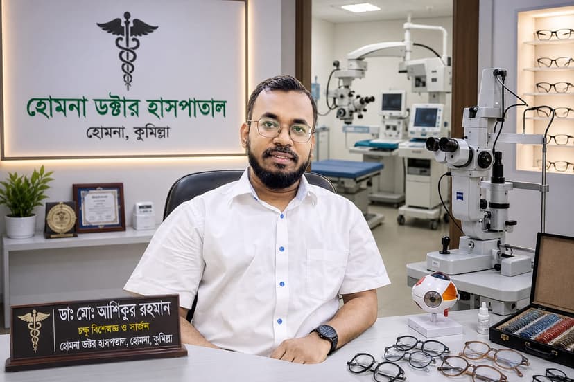 ডাঃ মোঃ আশিকুর রহমান - চক্ষু রোগের চিকিৎসক, ডক্টরস হাসপাতাল কুমিল্লা